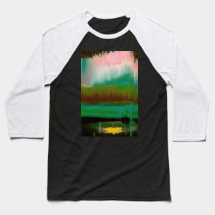 Uluru Australia Glitch - Contemporary Exclusive Modern Design Baseball T-Shirt